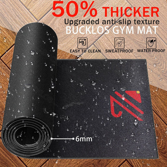 Bicycle Riding Mat PVC Anti-slip Bicycle Shock-absorbing Mat Fitness Bike