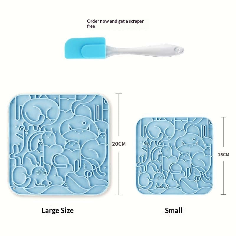 Cross-border New Silicone Pet Slow-Feeding Mat For Licking