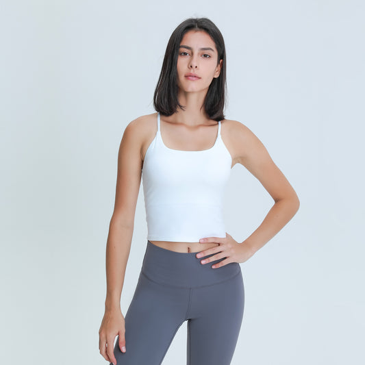 Simple Camisole Sports Abdominal Exercising Band Chest Pad Beauty Back Yoga Vest