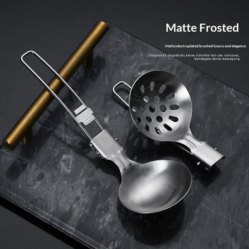 304 Stainless Steel Folding Kitchen Utensil Set