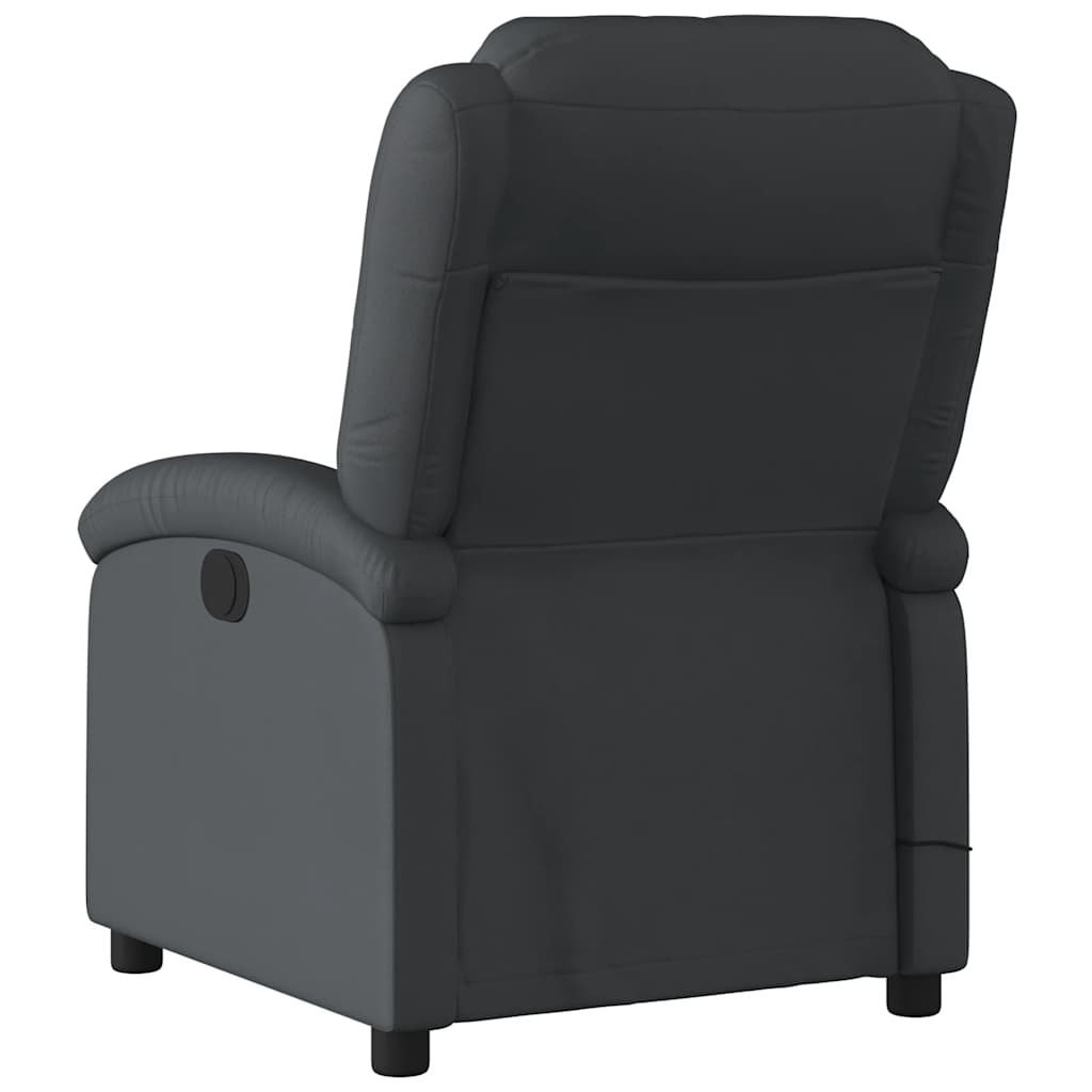 Massage Chair Genuine Leather   Massage Chair Dark Brown Genuine Leather