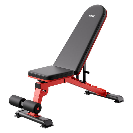 Weight Bench, 1200lbs Heavy Duty Stable Weight Bench Press For Full Body Workout, Adjustable Exercise Sit Up Bench For Home Gym Strength Training, Flat Bench With Quick Folding & Fast Adjustment