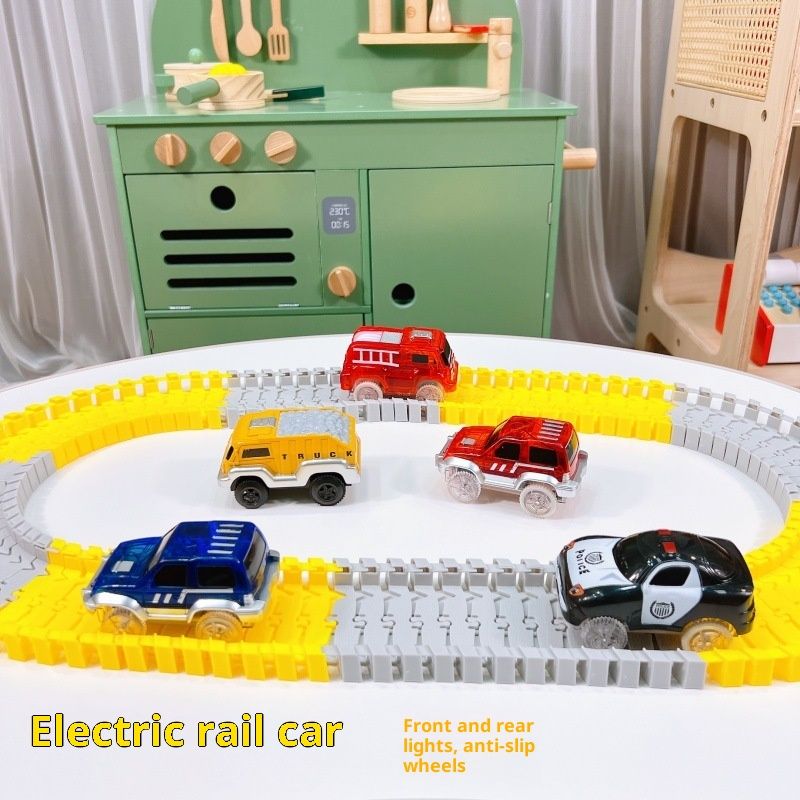 Fire Truck Engineering Train Educational Toys For Boys