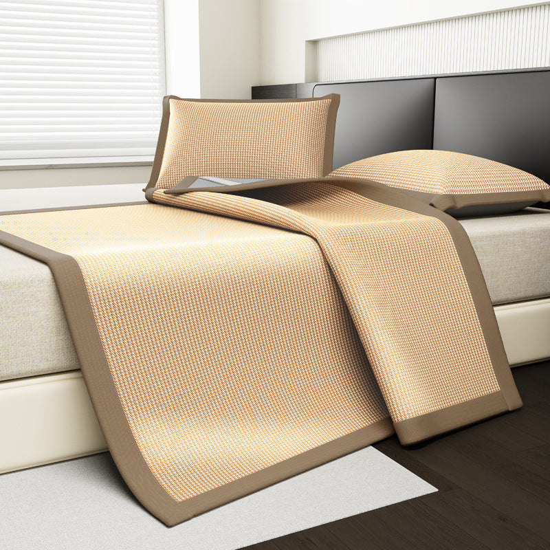 Silk Jacquard Cooling Bed Sheet Set