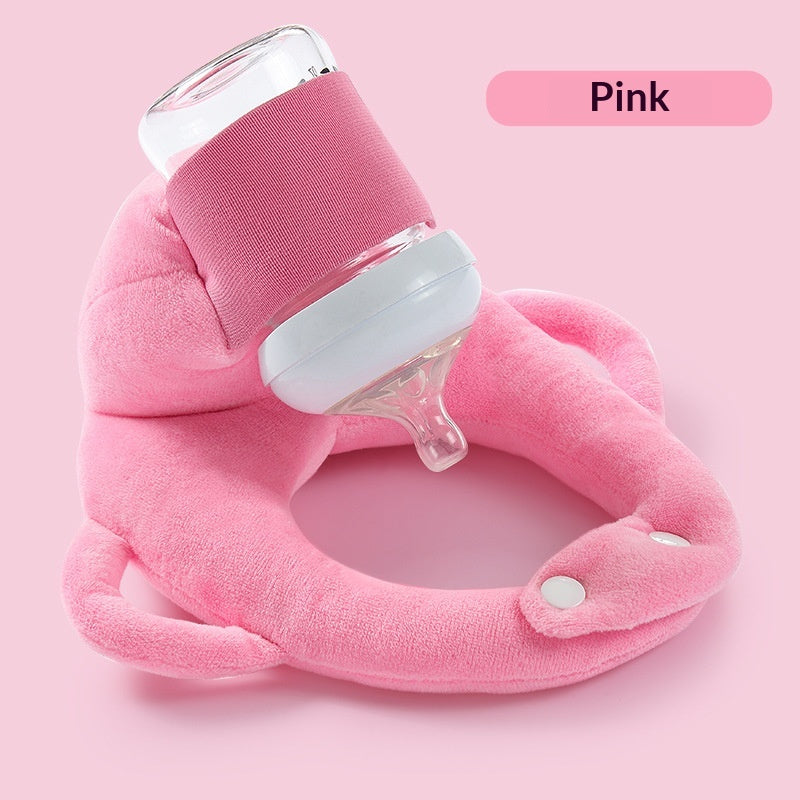 Babys Lying-down Feeding Bottle Holder And Multi-functional Pillow For Infants