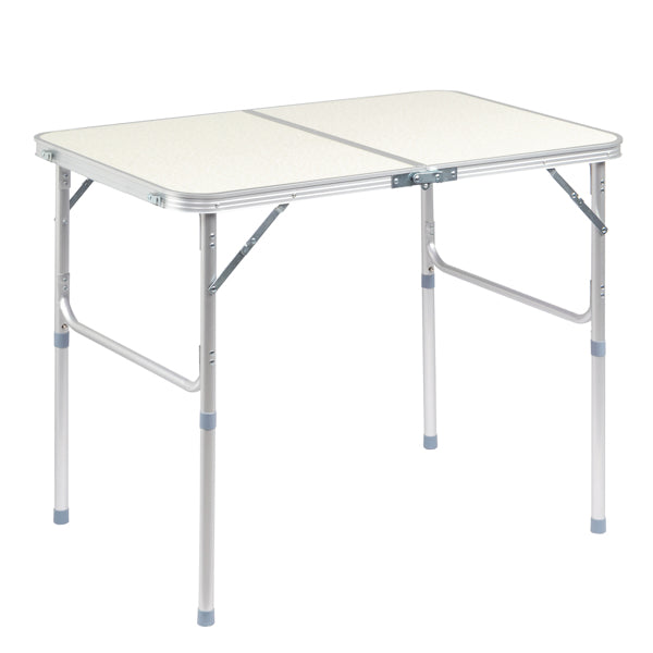 90 X 60 X 70cm Home Use Aluminum Alloy Folding Table White