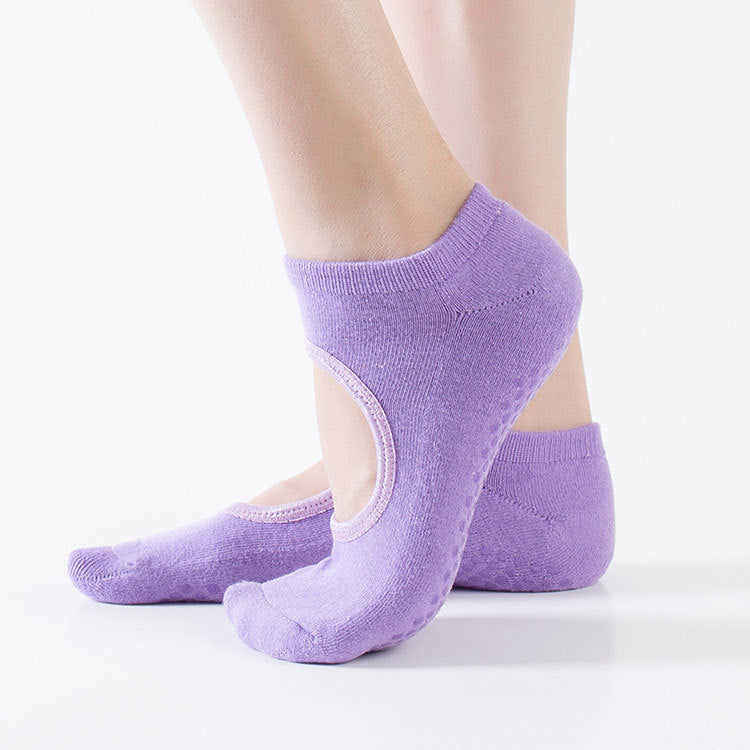 Professional Non-back Combed Cotton Slip Deodorant Ladies Dance Fitness Indoor Pilates Socks