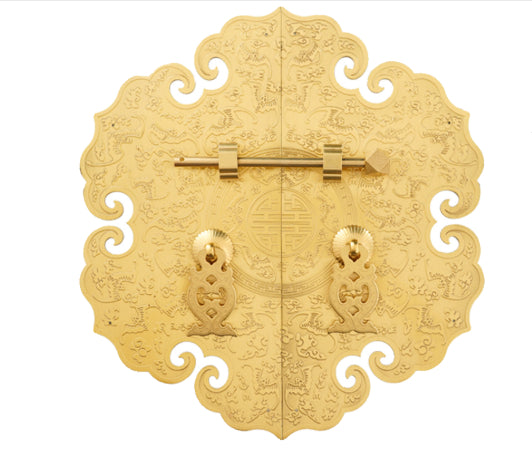Wardrobe With Solid Copper Handlesantique-style Furniture Hardware Accessories