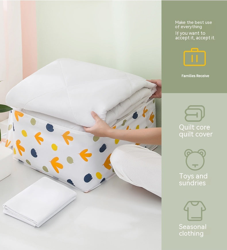 Home Clothes Organizer Dust-proof Seasonal Quilt Buggy Bag