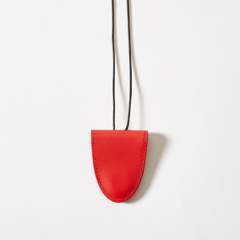 First-layer Cowhide Neck-hanging Magnetic Outdoor