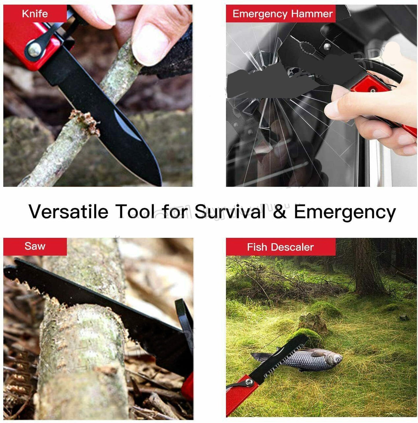 32 In 1 Emergency Survival Equipment Kit Camping SOS Tool Sports Tactical Hiking