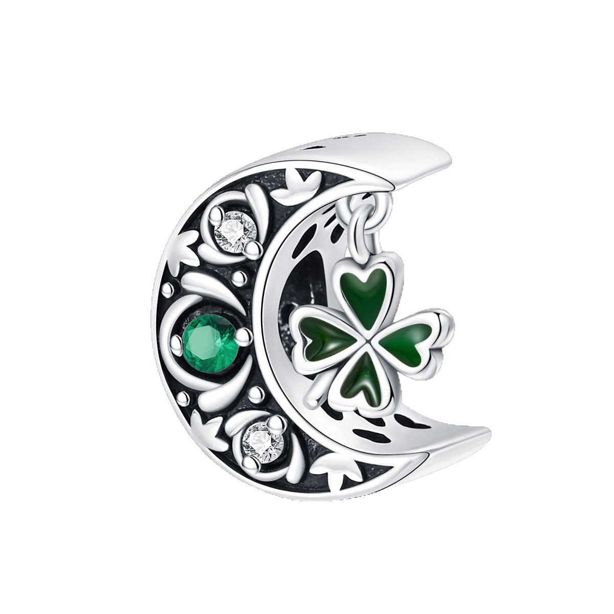DIY Jewelry Bracelet Accessories Lucky Horseshoe Four-Leaf Clover Charm Pendants