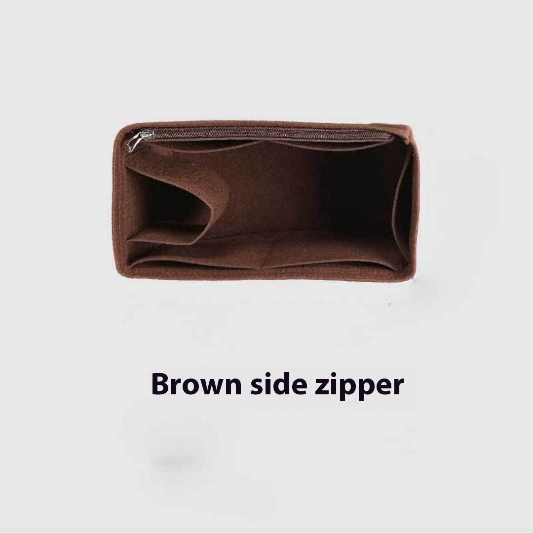 Felt Makeup Storage Bag With Support Lining Bag