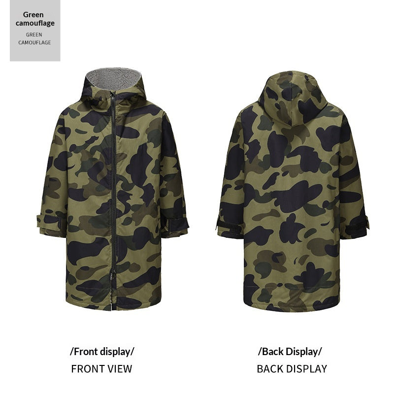 Outdoor Thermal Jacket Swimming Training Bathrobe