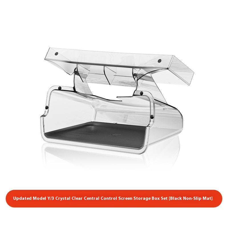 Center Console Screen Lower Storage Box ETC Non-slip Storage Compartment Accessories