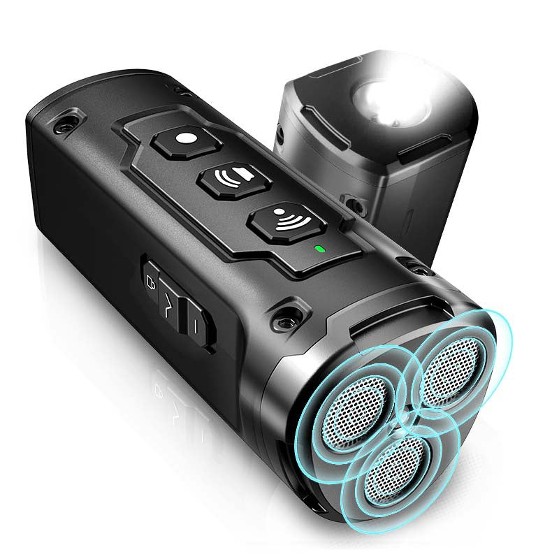 Dog Bark Deterrent Devices, 1-Touch Anti-Barking Device For Dogs With 3 Ultrasonic Heads, 50ft Range, Rechargeable & Safe Dog Training Tool With Flashlight, Helps Improve Behavior