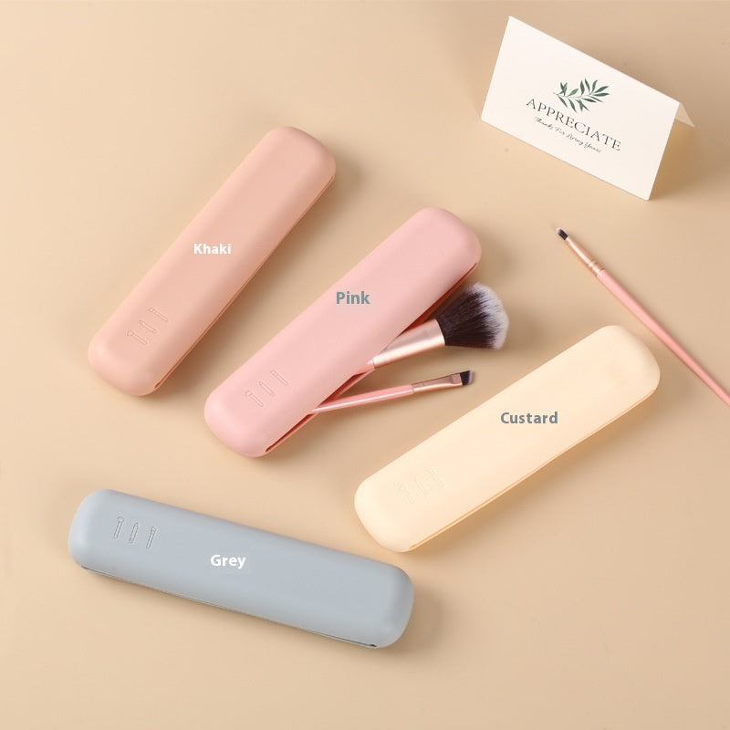 Silicone Makeup Brush Multifunctional Travel Zipper Storage Bag