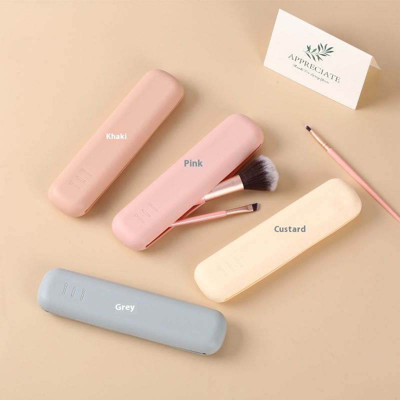 Silicone Makeup Brush Multifunctional Travel Zipper Storage Bag