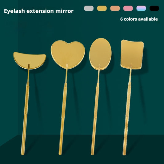 Stainless Steel Grafting Eyelash Mirror Beauty Tools