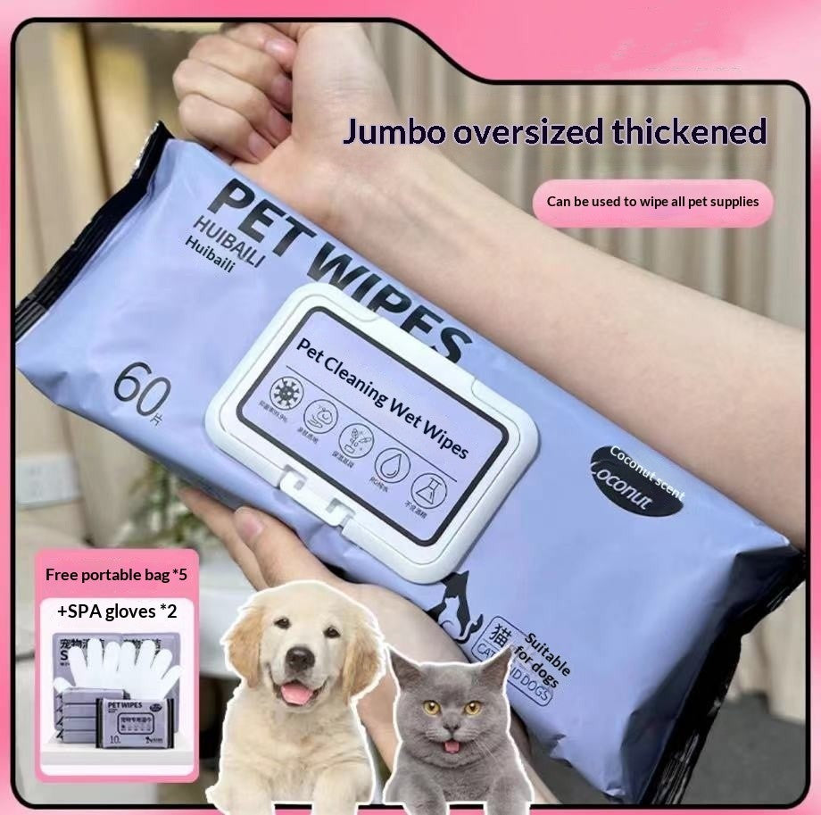 Pet Wipes Extra Large Size