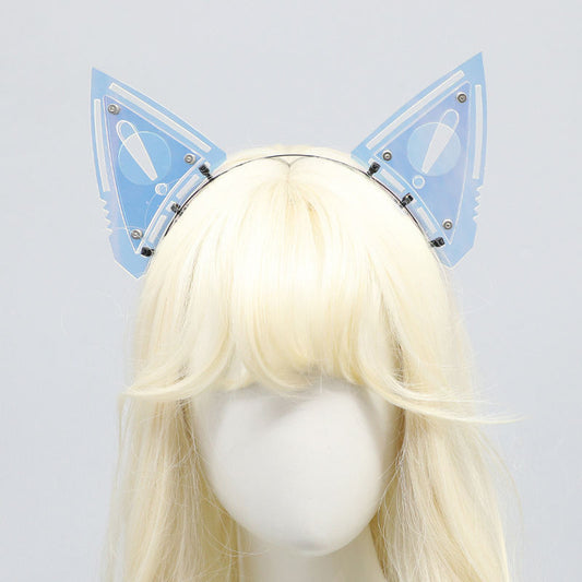Mask Hand Armor Arm Armor Cat Ear Headband Head Accessories Science Fiction Mechanical Mecha