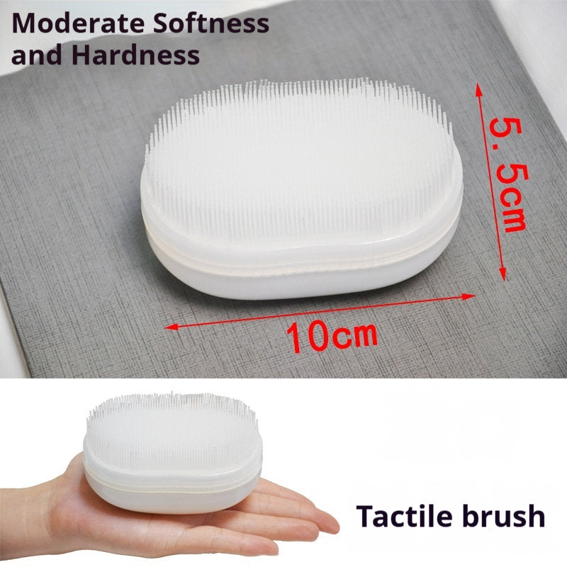 Children Tactile Brushing Massage Tool - Soft Bristle Sensory Integration Therapy Comb for Kids Skin Stimulation and Calming