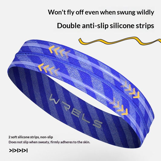 Outdoor Sports Headband Mens Basketball Non-slip Sweatband Hair Securing Headband