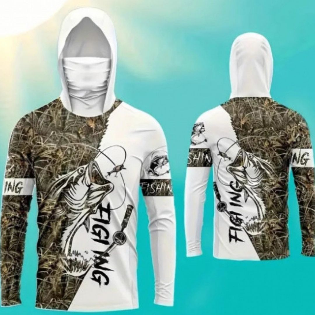 Casual Outdoor Sun-protective Clothing For Fishing Top