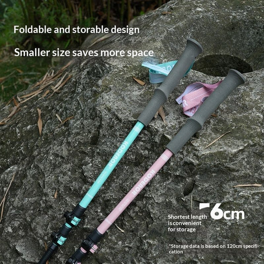 Ultra-light Professional Trekking Poles For Outdoor Hiking And Mountain Climbing