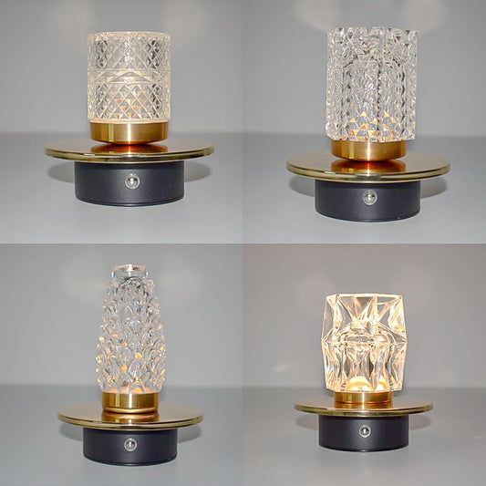 Charging Small Desk Lamp Three-Color Touch Ambient Light