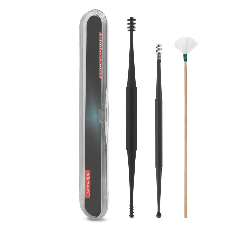 Ear Picking Tools Double-headed Silicone Ear Pick Spiral Massage Ear Pick