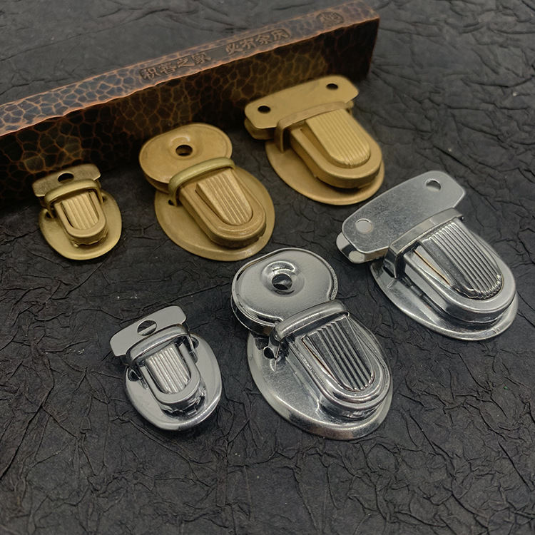Pure Copper Plug-in Lock Leather Creative Accessories
