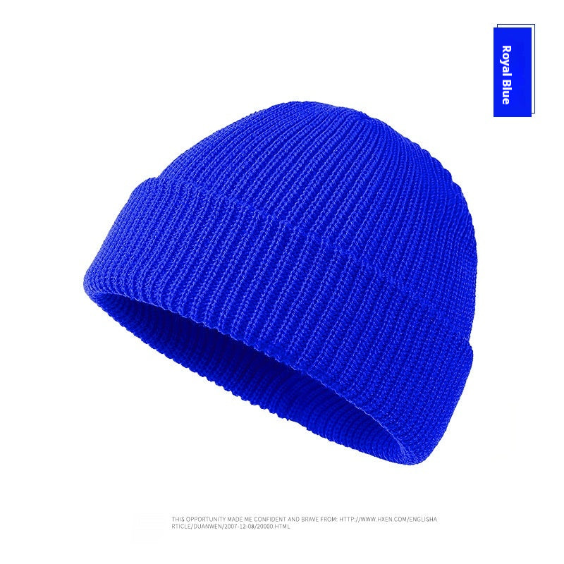 Autumn And Winter New Korean Candy Color Knitted Wool Hat