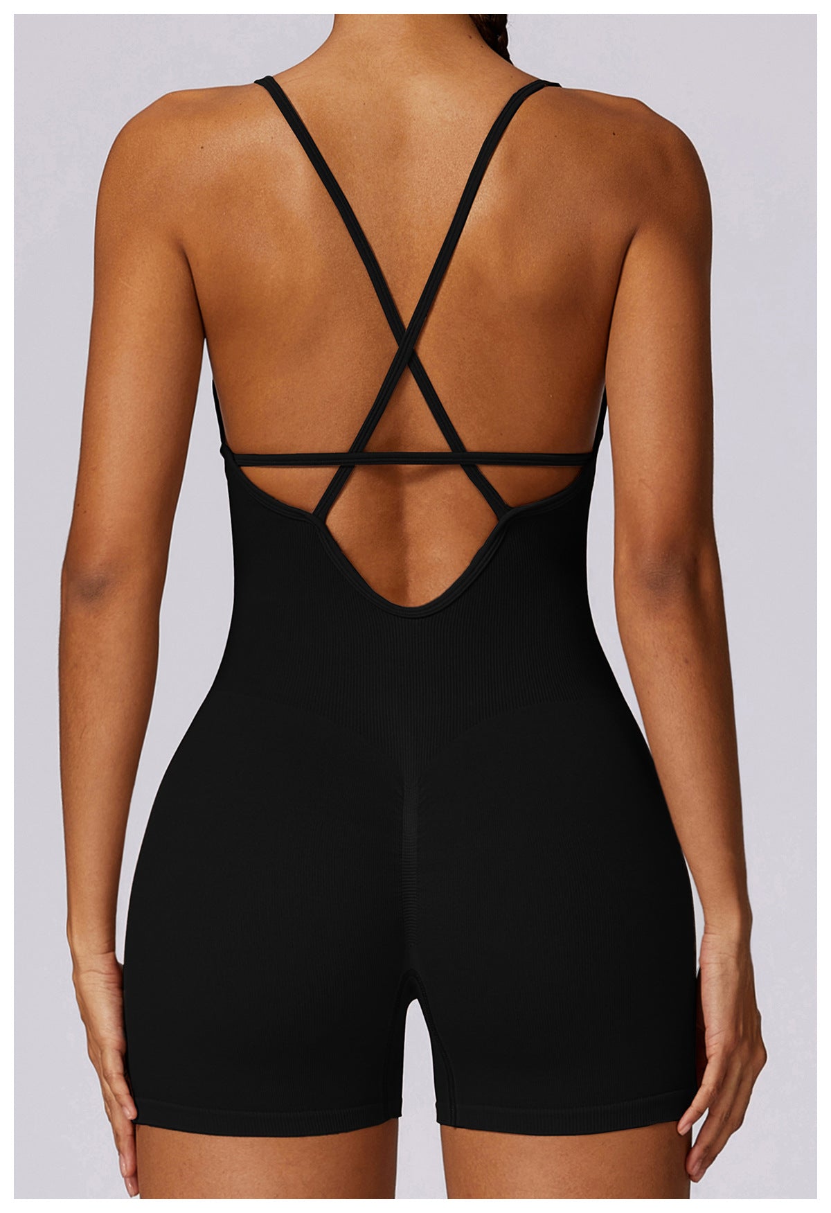 Fitness Seamless Beauty Back Yoga Jumpsuit Sports One-piece