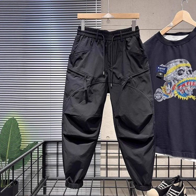 Workwear Pants Summer Mens Loose-fit Outdoor Casual Athletic Trousers