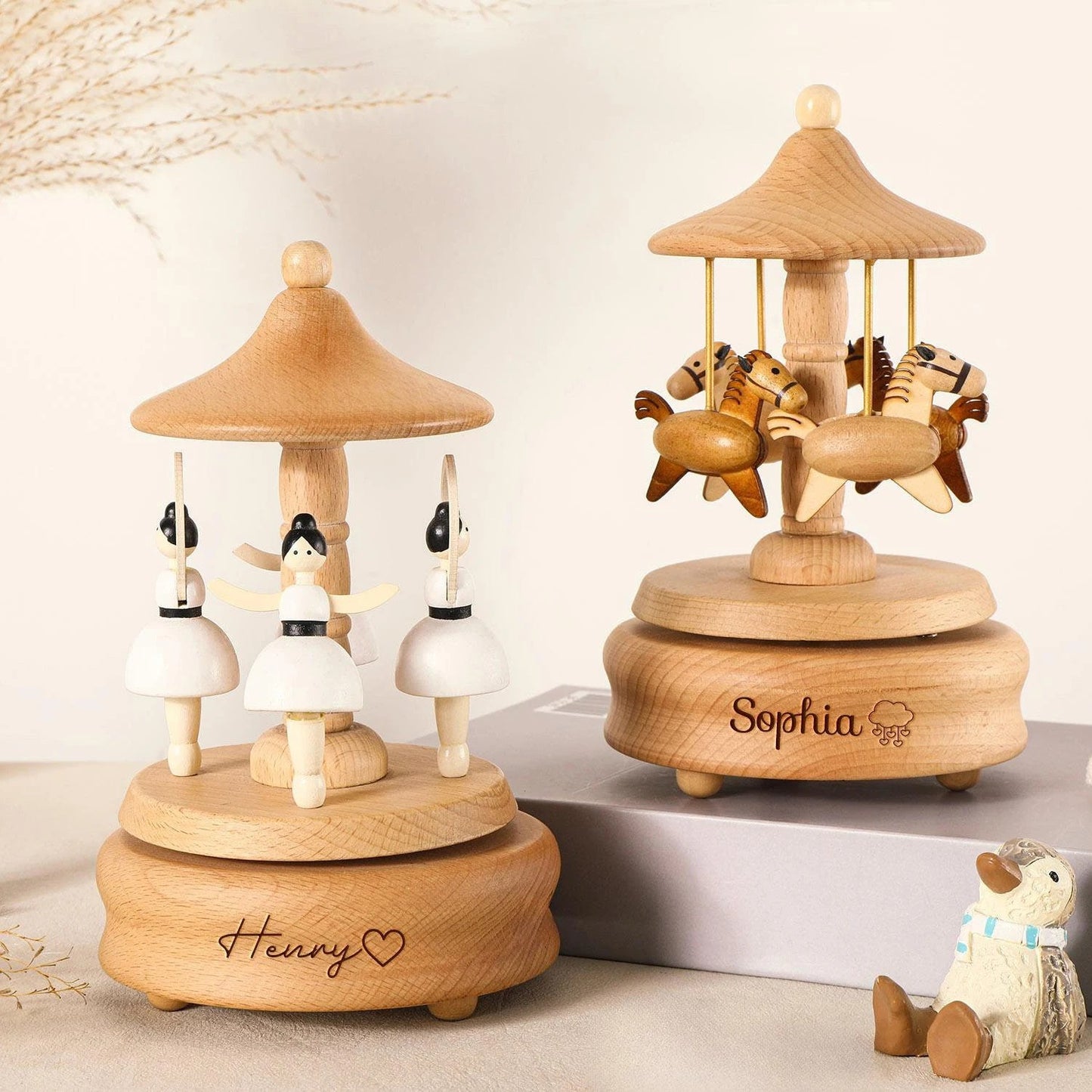 Wooden Creative Music Box For Home Decor