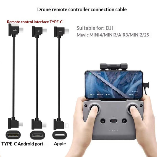 Drone Remote Control Data Cable Mobile Phone Remote Control Image Transmission Cable