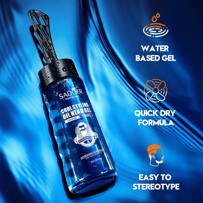 SADOER All-English Hair Gel Cool Styling Oil