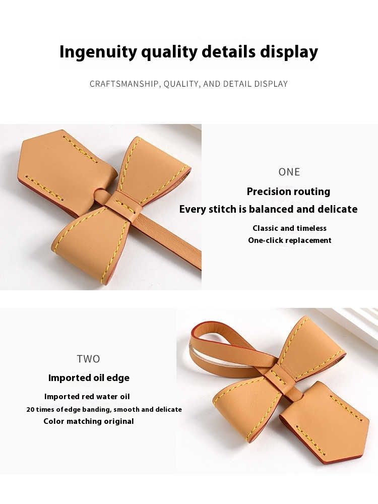 Pillow Bag Bow Pendant Handbag Crossbody Bag Accessories