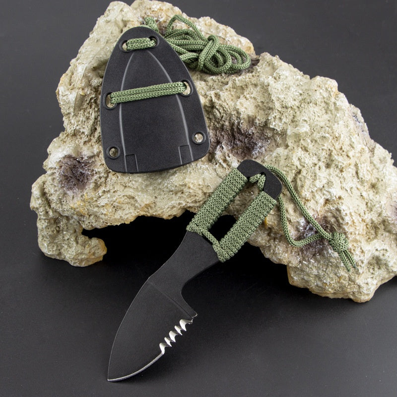 Portable Outdoor EDC Multi-tool Knife With Serrated Blade And K-sheath