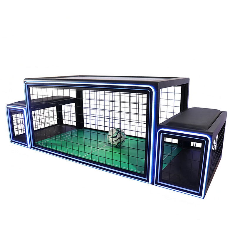 Soccer Table Sports Game Equipment With Live Player Interaction