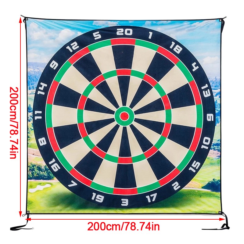 Huge Golf Darts Game Mat-Chip & Stick Kit Golf Game-Indoor Outdoor Gift