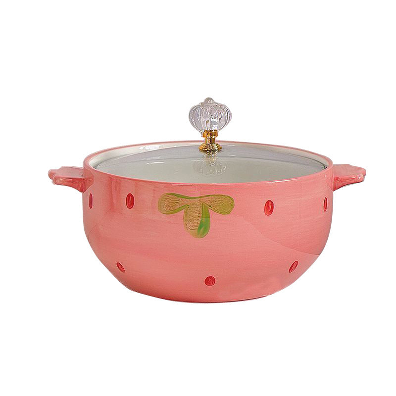 Instant Noodle Bowl With Lid For Dorms Personal-use Bowl For Student Dorm Rooms