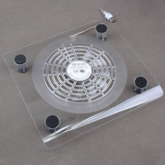 10 -15 Laptop Cooling Pad 1 USB Powered Fan Notebook Cooler Stand Tray Silent