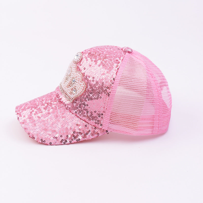 New Crown Princess Childrens Mesh Hat