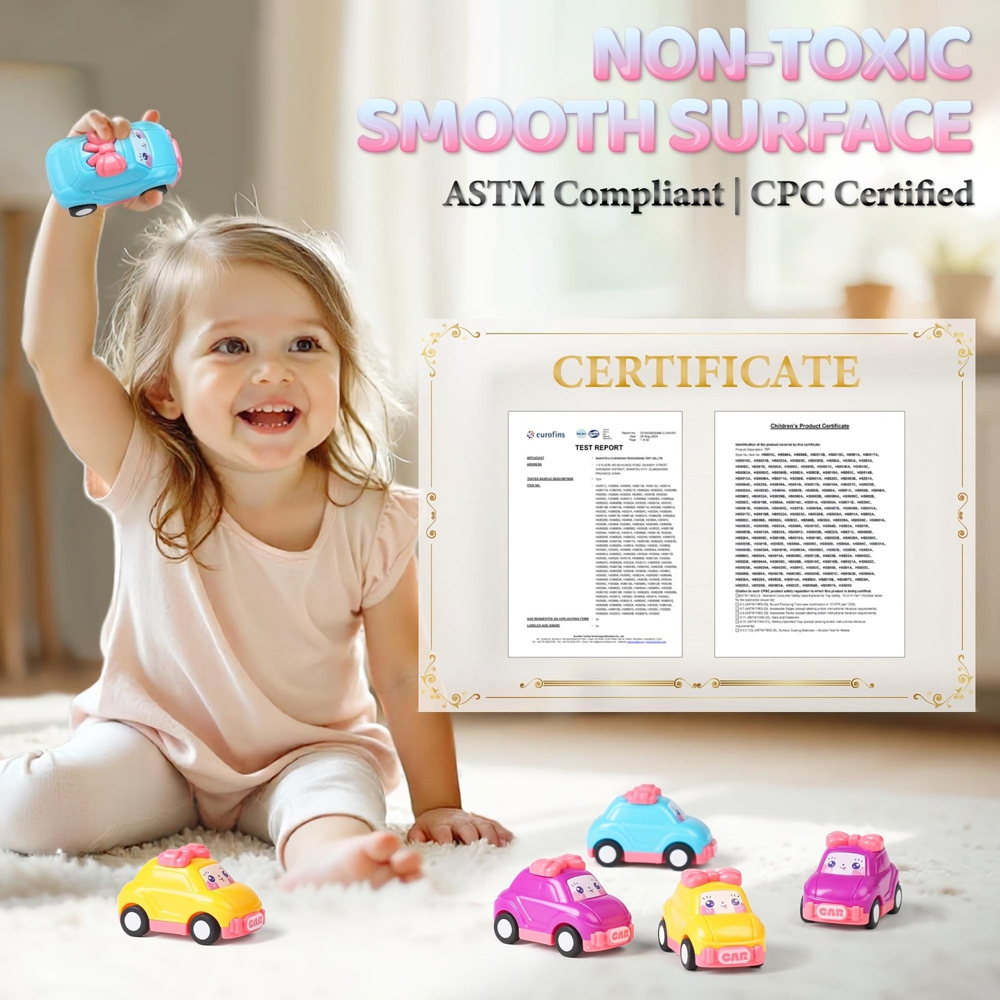 Princess Airplane Toy Set  Includes Airplane, Princess Car, Road Signs, And Road Barriers  Birthday & Christmas Gift Suitable For Girls