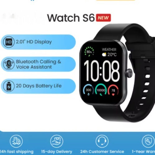 Haylou Watch S6S003 Silicone Bluetooth Smart Watch
