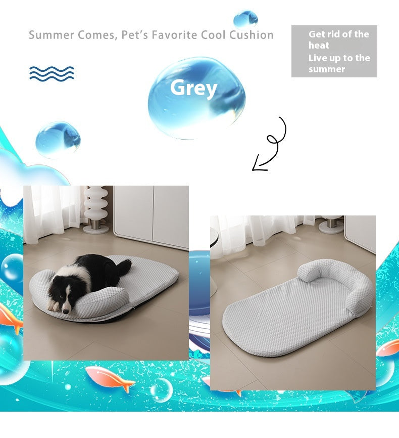 Pet Cooling Mat Kennel Summer Ice Peas Breathable Cool Pet Mat