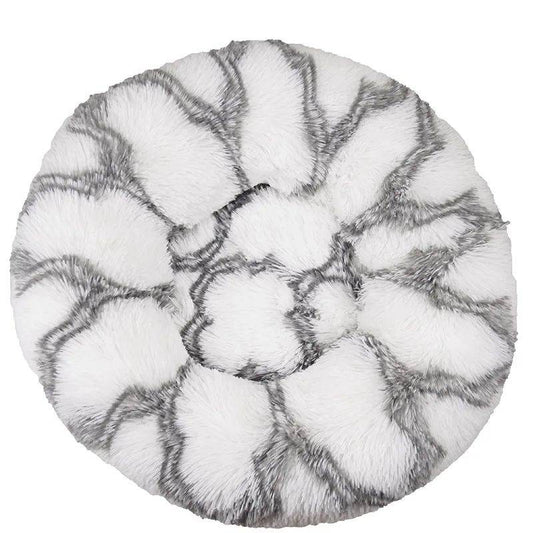 Dog Cat Plush Round Nest Pet Winter Mat Pet Product Accessories Bed Multicolor Multi Size Cat Litter Dog Litter