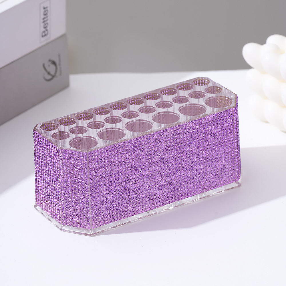 Household Diamond Makeup Pen Holder